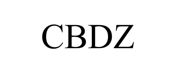Trademark Logo CBDZ