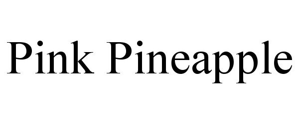 Trademark Logo PINK PINEAPPLE