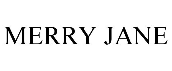 Trademark Logo MERRY JANE