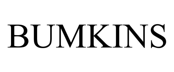 Trademark Logo BUMKINS