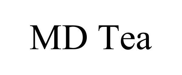 Trademark Logo MD TEA