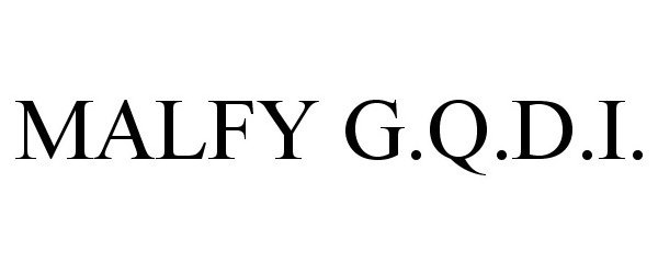 Trademark Logo MALFY G.Q.D.I.