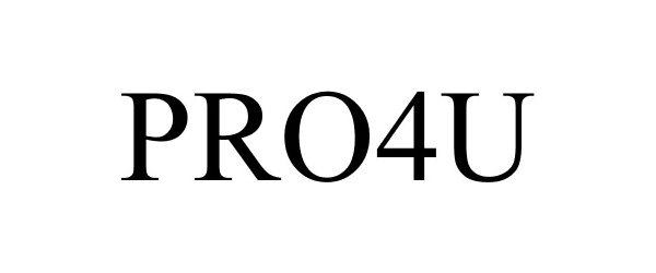 Trademark Logo PRO4U