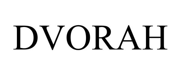 Trademark Logo DVORAH