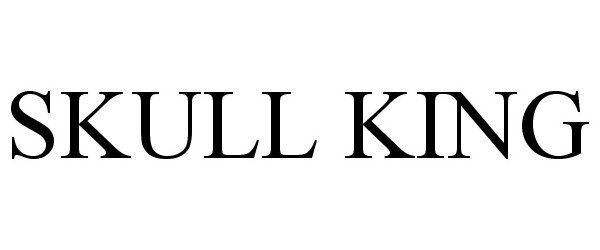 Trademark Logo SKULL KING