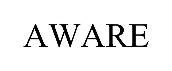 Trademark Logo AWARE