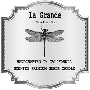  LA GRANDE CANDLE CO. HANDCRAFTED IN CALIFORNIA SCENTED PREMIUM GRADE CANDLE