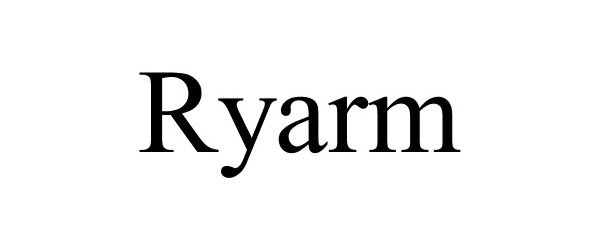 Trademark Logo RYARM