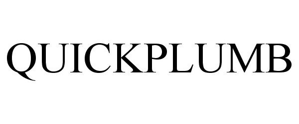 Trademark Logo QUICKPLUMB