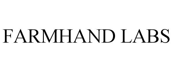 Trademark Logo FARMHAND LABS