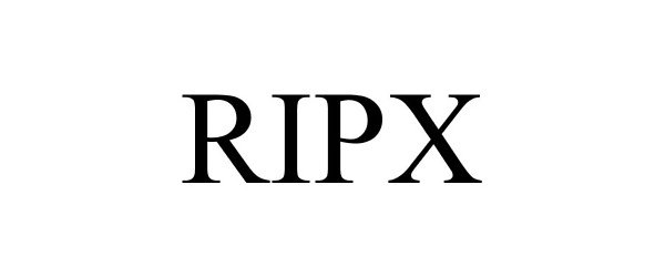 Trademark Logo RIPX