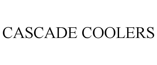  CASCADE COOLERS