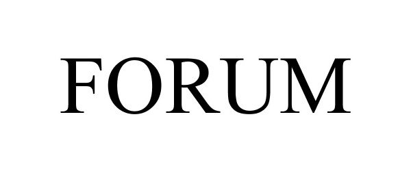 Trademark Logo FORUM