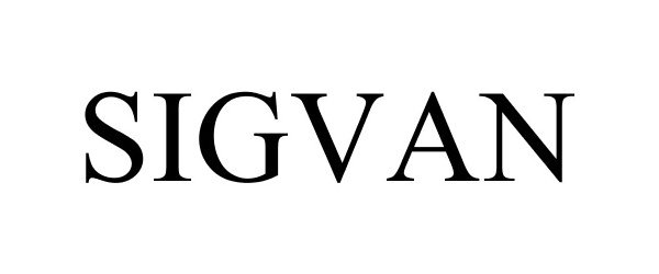 Trademark Logo SIGVAN