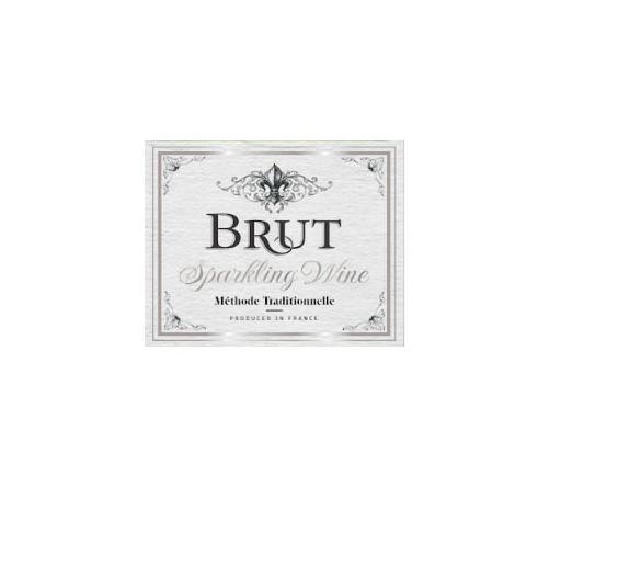  BRUT SPARKLING WINE MÉTHODE TRADITIONNELLE PRODUCED IN FRANCE