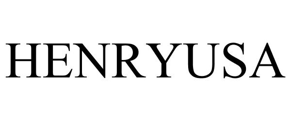 Trademark Logo HENRYUSA