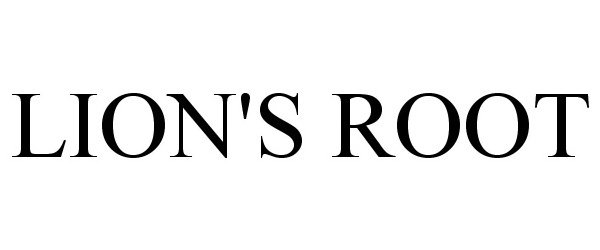 Trademark Logo LION'S ROOT