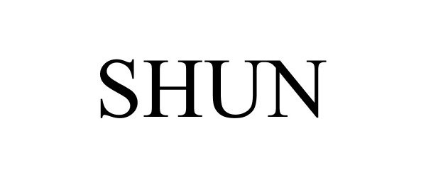 Trademark Logo SHUN