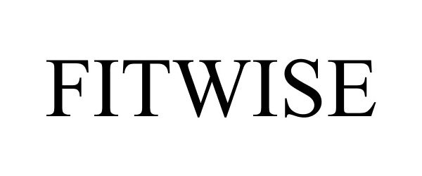 Trademark Logo FITWISE