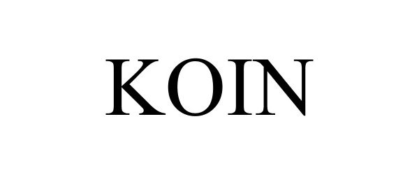 Trademark Logo KOIN