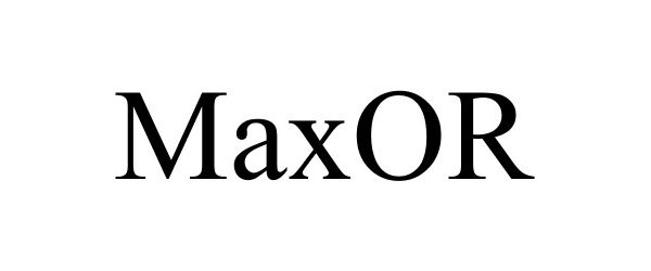Trademark Logo MAXOR