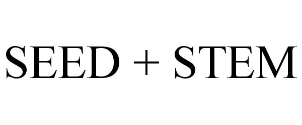 Trademark Logo SEED + STEM