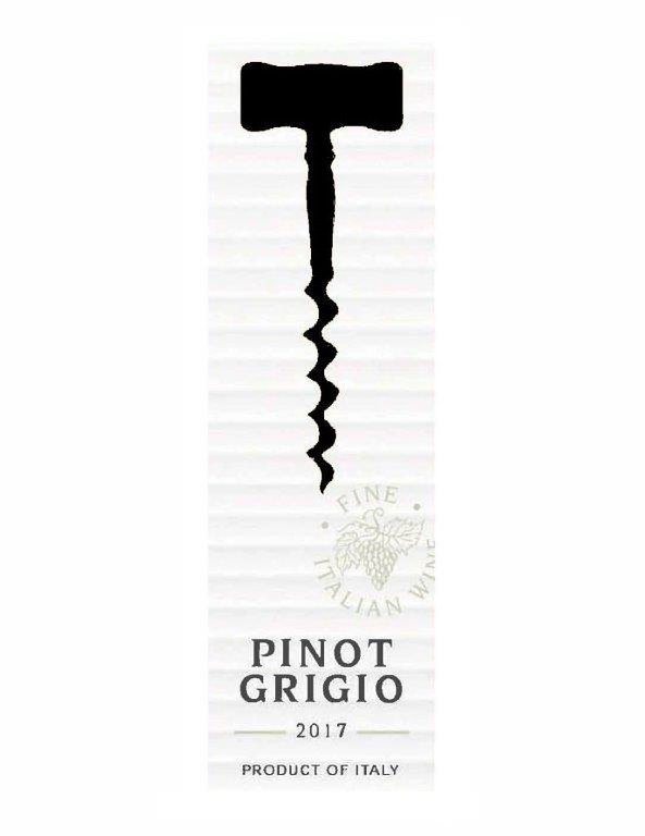  PINOT GRIGIO 2017 PRODUCT OF ITALY FINEITALIAN WINE