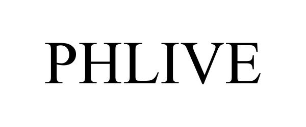 Trademark Logo PHLIVE