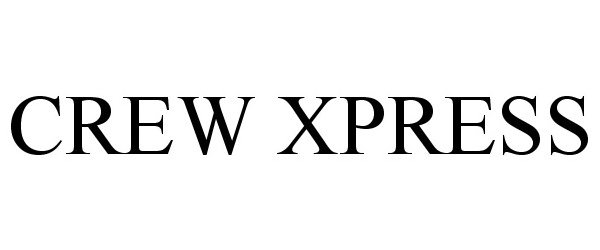 Trademark Logo CREW XPRESS