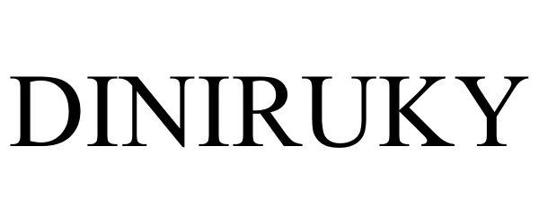 Trademark Logo DINIRUKY