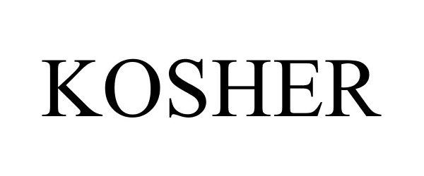 Trademark Logo KOSHER