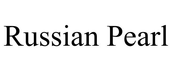 Trademark Logo RUSSIAN PEARL