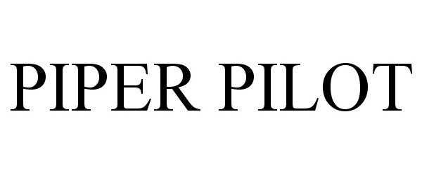 Trademark Logo PIPER PILOT