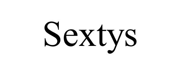 Trademark Logo SEXTYS