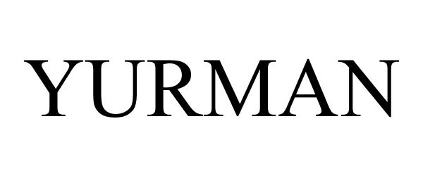 Trademark Logo YURMAN