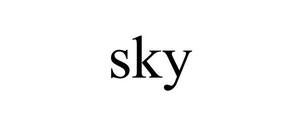 Trademark Logo SKY