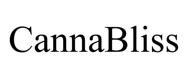 Trademark Logo CANNABLISS