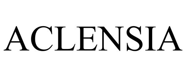 Trademark Logo ACLENSIA
