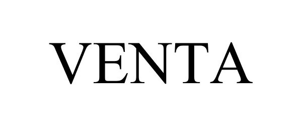 Trademark Logo VENTA