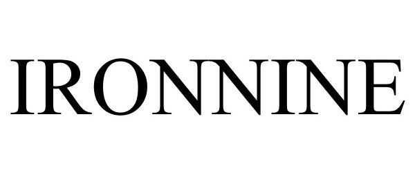 Trademark Logo IRONNINE