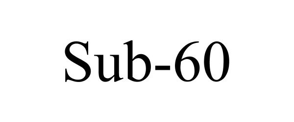  SUB-60