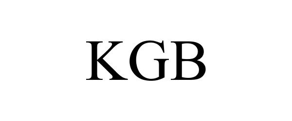 Trademark Logo KGB