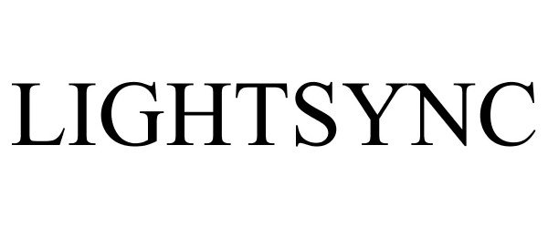 Trademark Logo LIGHTSYNC