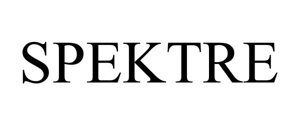 Trademark Logo SPEKTRE