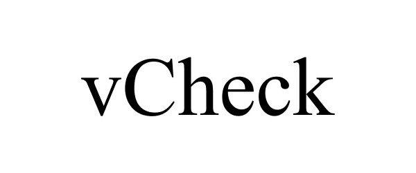 Trademark Logo VCHECK