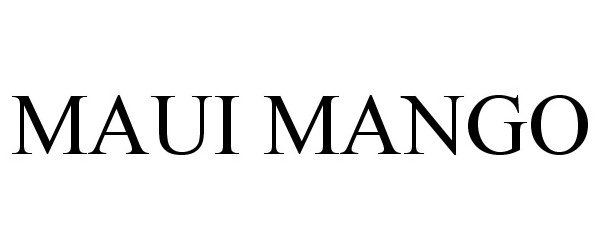 Trademark Logo MAUI MANGO