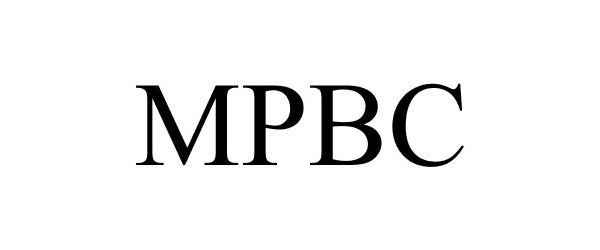 Trademark Logo MPBC