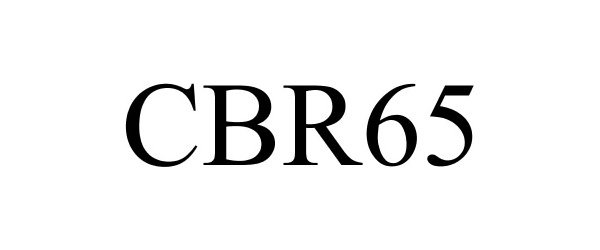 Trademark Logo CBR65