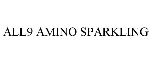 Trademark Logo ALL9 AMINO SPARKLING