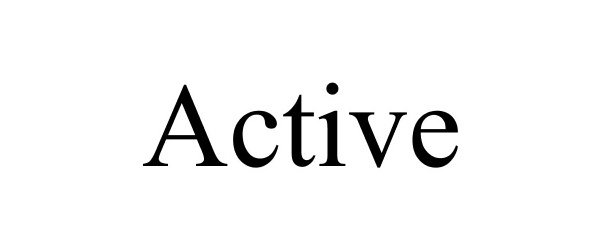 Trademark Logo ACTIVE